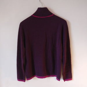 Soft wool unworn vintage Jaeger polo neck jumper sweater M to L