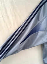 Load image into Gallery viewer, Noughties Adidas track jacket with 3 stripe sleeve and unusual design L