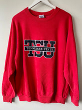Load image into Gallery viewer, Red vintage 90s Tennessee State University college sweatshirt XL