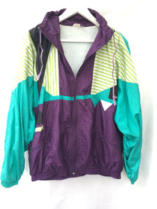 1980s vintage Malik shell jacket L
