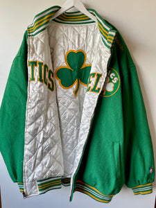 Mitchell & Ness Celtics NBA Hardwood Classics varsity reversible wool jacket XXXL
