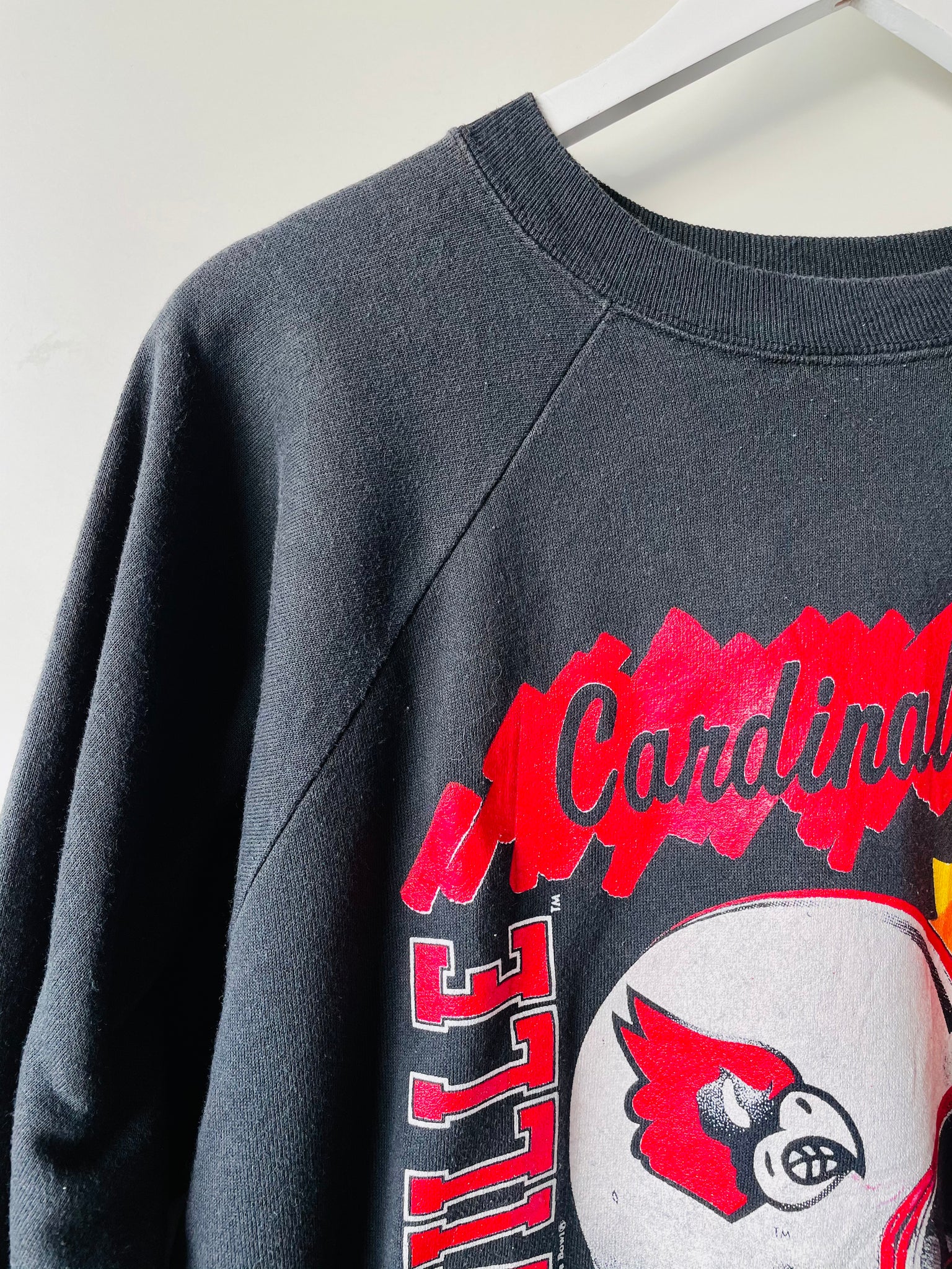 MostWantedVTG Vintage 1990s Louisville Louie The Cardinal Sweatshirt.