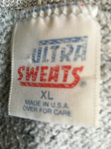 Grey Monarch ski pattern vintage 90s sweatshirt made in USA L/XL