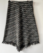 Load image into Gallery viewer, Sweet vintage 1970s 1980s vintage ladies knitted fringed skirt and waistcoat 2-piece S