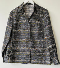Load image into Gallery viewer, 1960s patterned blouse M 