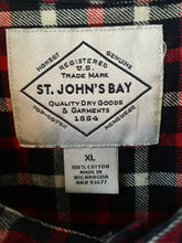 Load image into Gallery viewer, Check flannel plaid shirt by St. John’s Bay XL