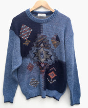 Load image into Gallery viewer, 1980s St Michael vintage patterned jumper L