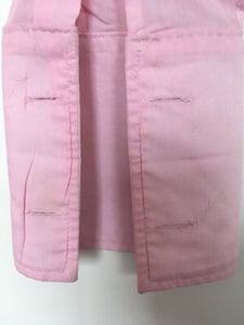 Pink 1960s vintage evening shirt made in England by Double Two L