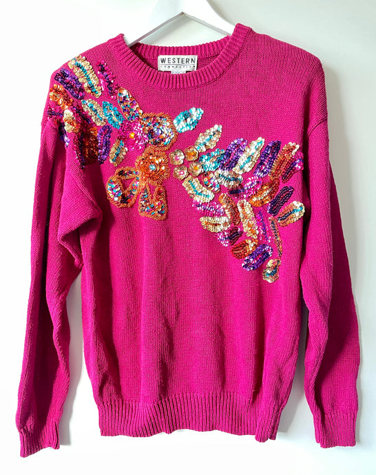 1980s sequin jumper