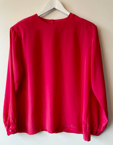 Pendleton silky blouse 1980s