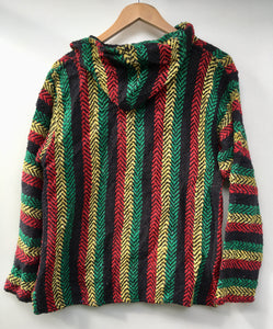 Mexican Baja hoody jumper poncho jacket S to M