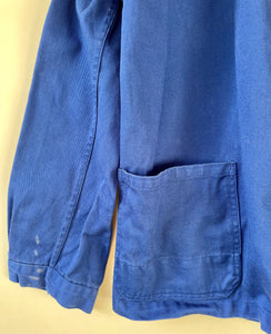 Royal blue customised work jacket M